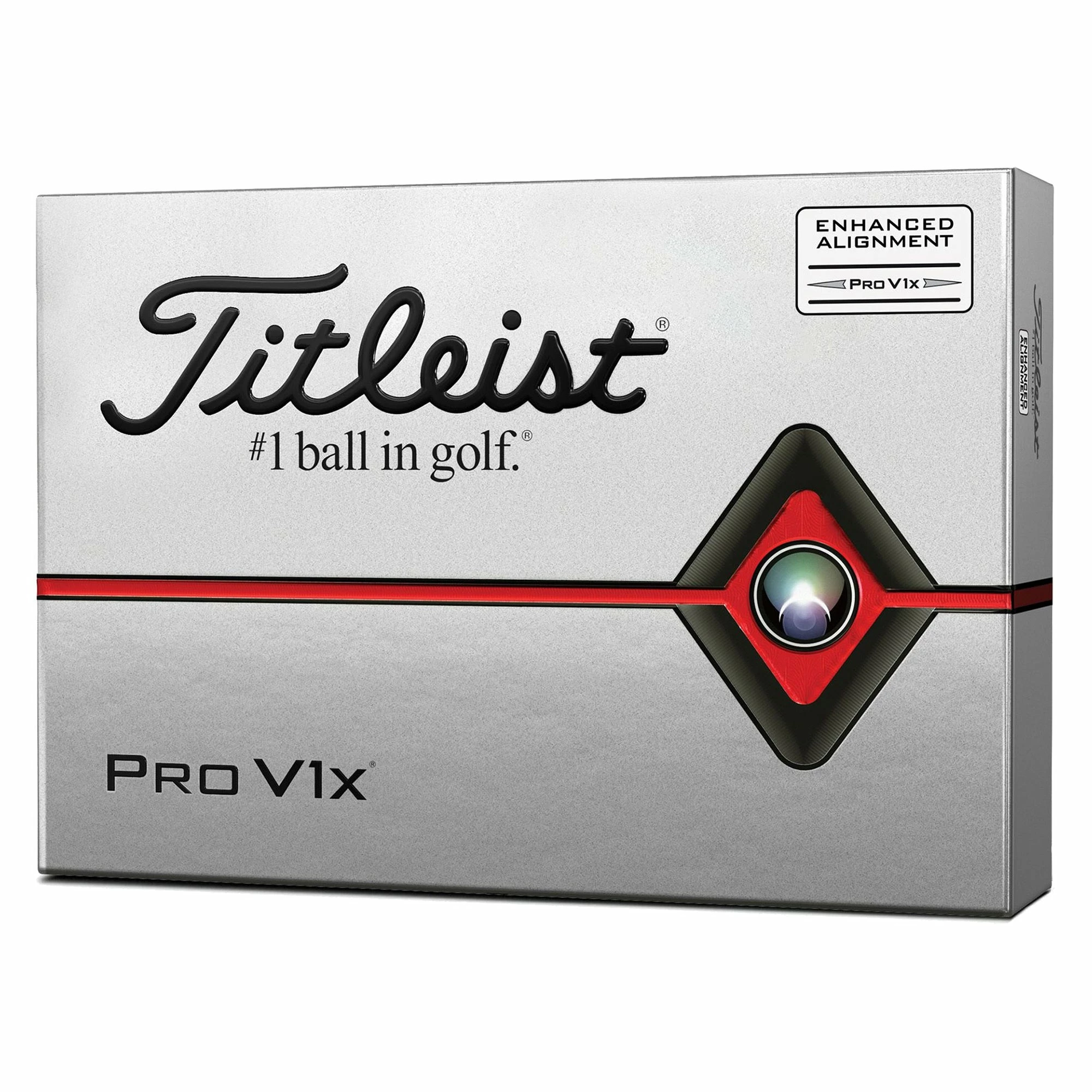 Titleist Pro V1x Yellow Golf Balls - Dozen 2020 1 Titleist Pro V1x Yellow Golf Balls - Dozen 2020
