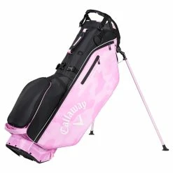 Callaway Fairway C Double Strap Golf Stand Bag -Best Golf Clubs Shop 16008 BLKPINKCAMO