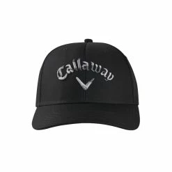 Callaway Logo Snapback Mens Hat -Best Golf Clubs Shop 16117 BLACK 2 cf1e3748 a184 463a afbc f565eeac3bec