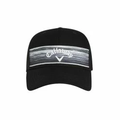 Callaway Stripe Mesh Adjustable Mens Hat -Best Golf Clubs Shop 16125 BLKWHTGREY 2