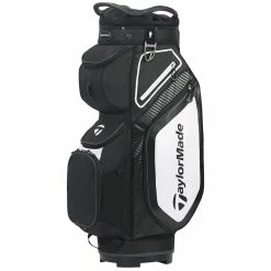 Taylor Made TaylorMade Cart 8.0 Golf Cart Bag -Best Golf Clubs Shop 16328 BLACKWHTCHARC