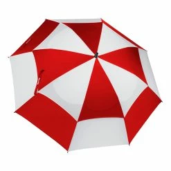 Bag Boy 62inch Wind Vent Manual Umbrella -Best Golf Clubs Shop 17862 REDWHITE