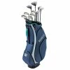 Wilson Golf Wilson Magnolia Navy Petite RIght Hand Womens Complete Golf Club Set - Cart