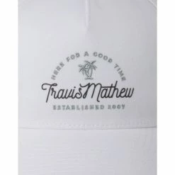 TravisMathew Jamaican Winter Mens Hat -Best Golf Clubs Shop 19351 WHITE 2