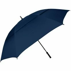 Bag Boy Haas-Jordan Thunder Vented Golf Umbrella -Best Golf Clubs Shop 23191 NAVY