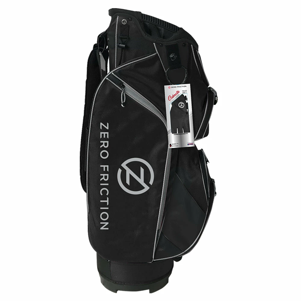 Zerofriction Zero Friction Golf Cart Bag With Glove And Towel 1 Zerofriction Zero Friction Golf Cart Bag With Glove And Towel