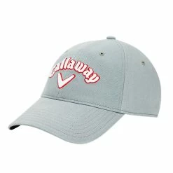 Callaway Heritage Twill Hat -Best Golf Clubs Shop 5219101 SILVREDWHT e05f52a3 c48c 4744 bc83 6eb7bab398bd