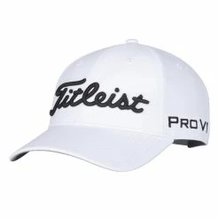 Titleist Tour Performance Staff Mens Golf Hat -Best Golf Clubs Shop 85048 WHITEBLACK